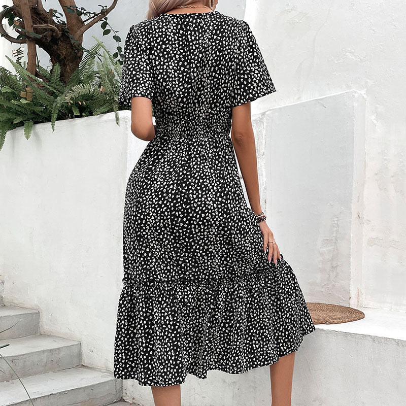 Slim Fit Printed Dress