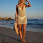 Solid Color One-piece Swimwear