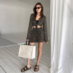 Autumn Leopard Pajamas Lingerie