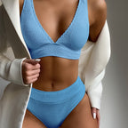 Seperated Color Bikini Swimwear