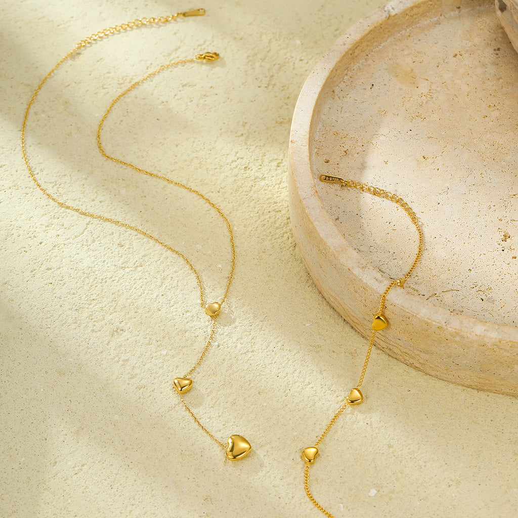 Heart Tassel Jewelry Set