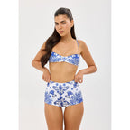 Women's Tube-Top Boxer Bikini Set