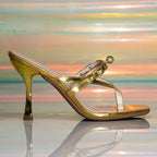 Women's Kitten Heel Flip-Flop Sandals