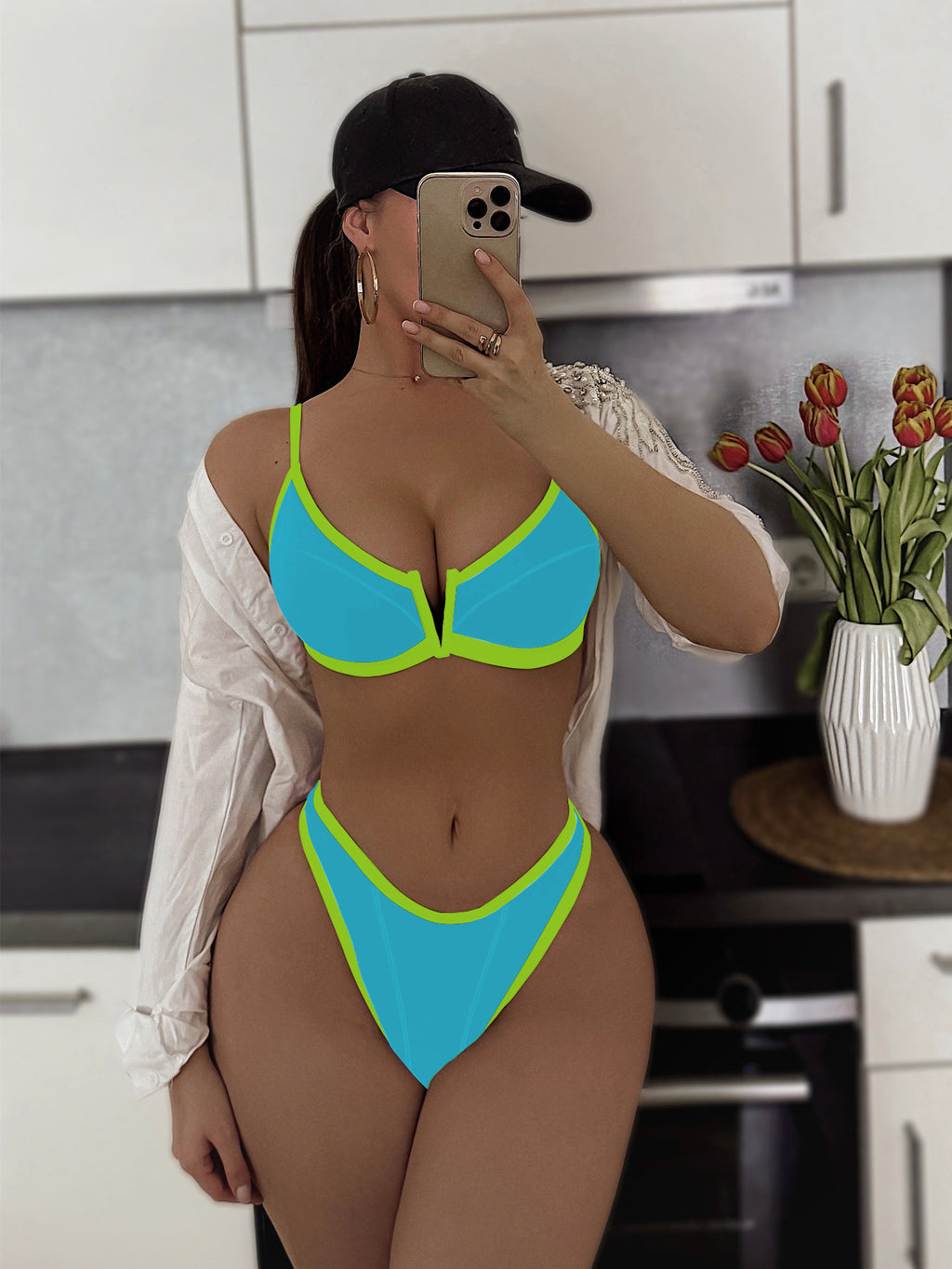 Blue and Green