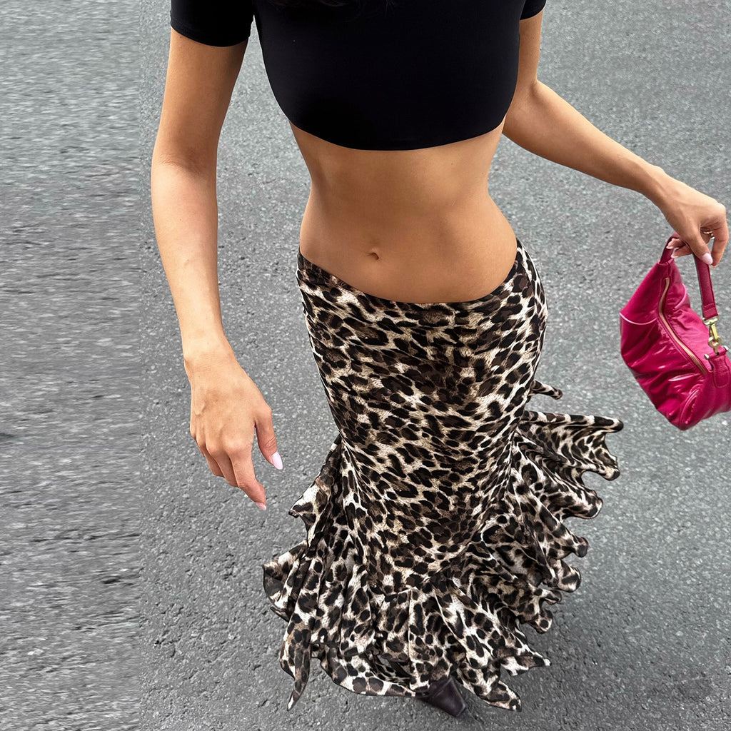 Women's Fall Women Clothing Slim Fit Fashionable Low Waist Drooping Slimming Sexy Sheath Skirt Women