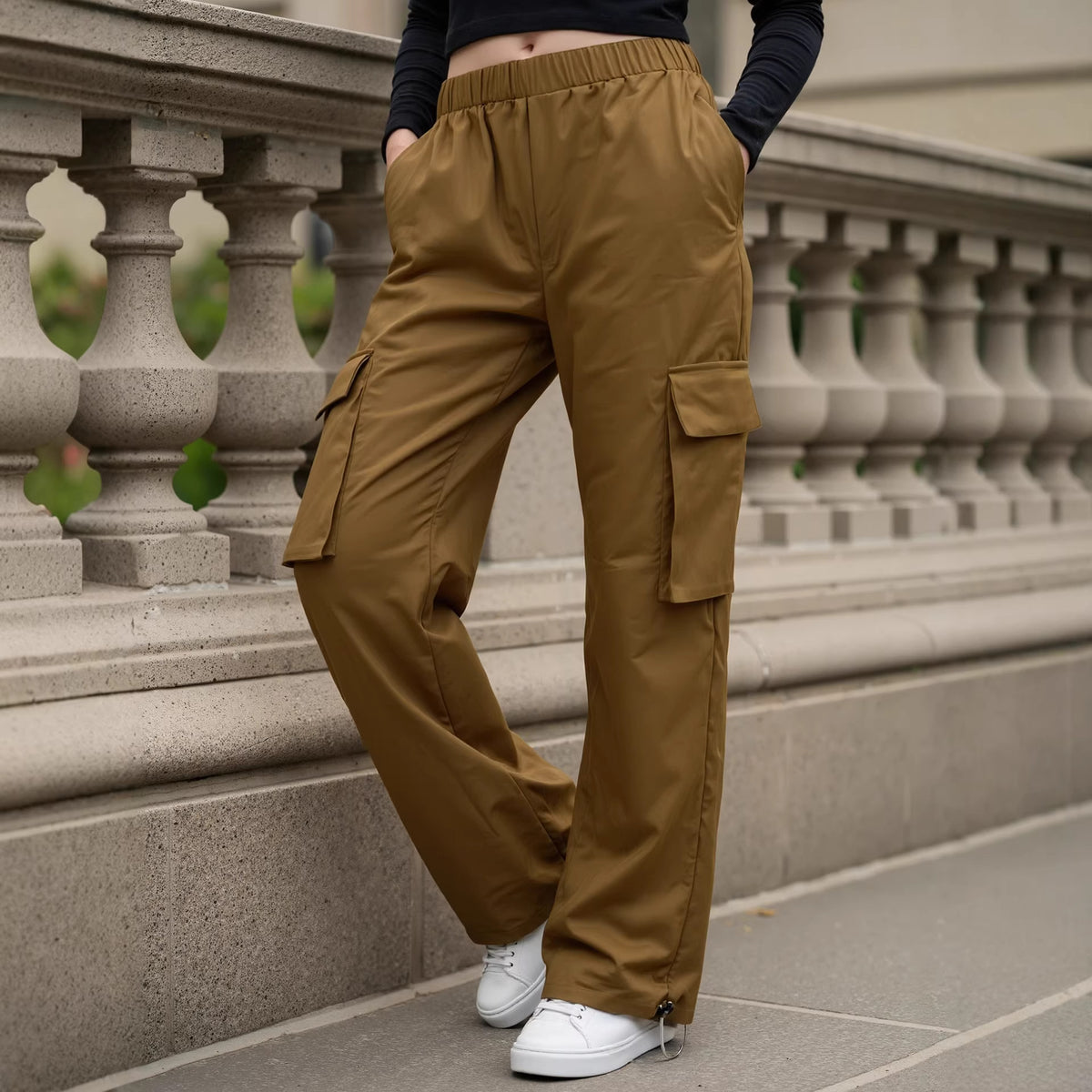 Women's Cargo Pants With Side Pockets