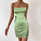 Women's Lace Backless Dress