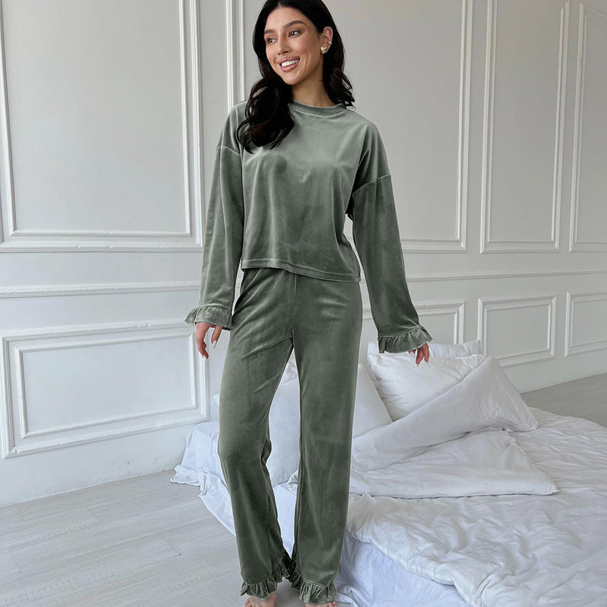 Autumn Knitted Pajamas Lingerie
