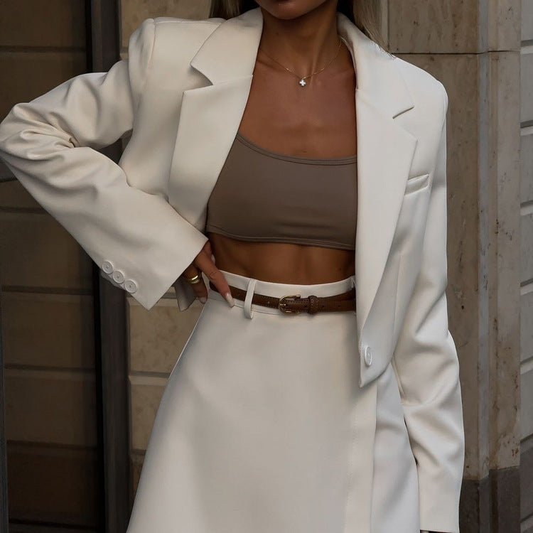 Blazer & Skirt Office Set