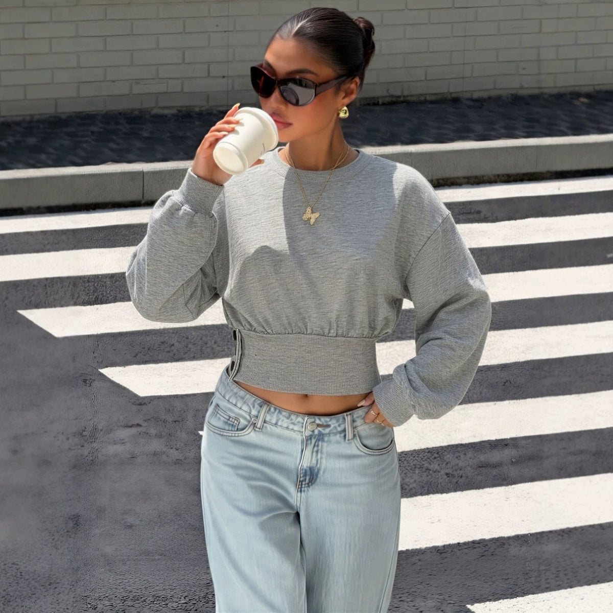 Women's Cropped Sweatshirt