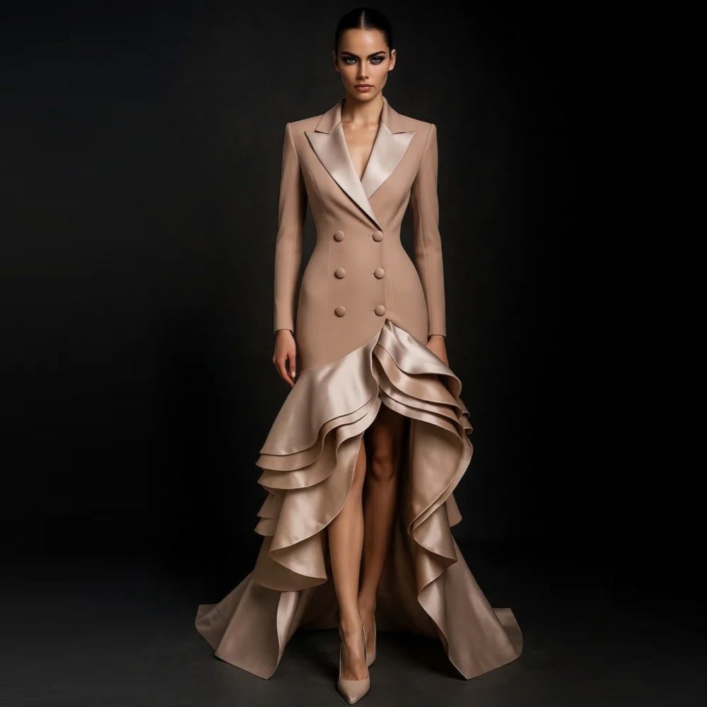 Women's Maxi Ruffled Dress