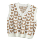 Loose Knitted Vest Coat