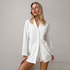 Knitted Cardigan Pajamas Lingerie