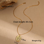 NMSN-A418-2 Gold Necklace
