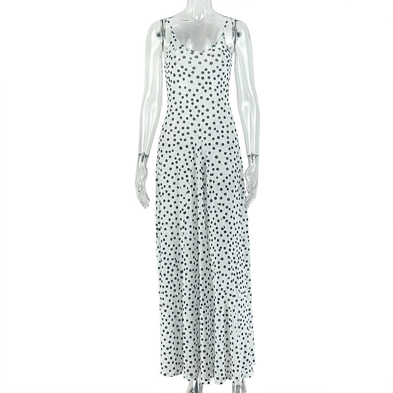 White Polka Dot