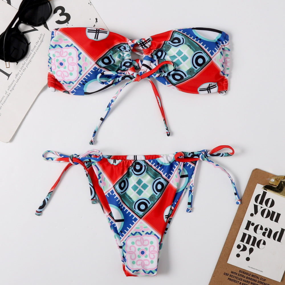 Tube Top Bikini Swimwear