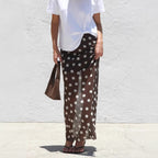 Skirt Mesh Dots Stripes Printed Casual Vacation Skirt
