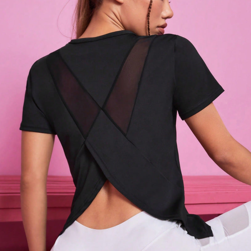 Women's Mesh-Back Quick-Dry Sports T-Shirt