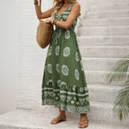 Ethnic Print Sleeveless Dress