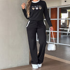 Women's Graphic Sports Top & Shorts Set
