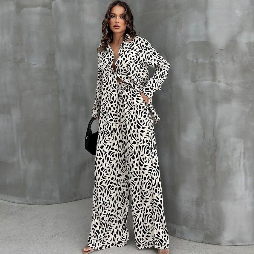 Leopard Print Pajamas Lingerie
