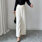 Loose Design Straight Casual Pants Slim Fit Slimming Small