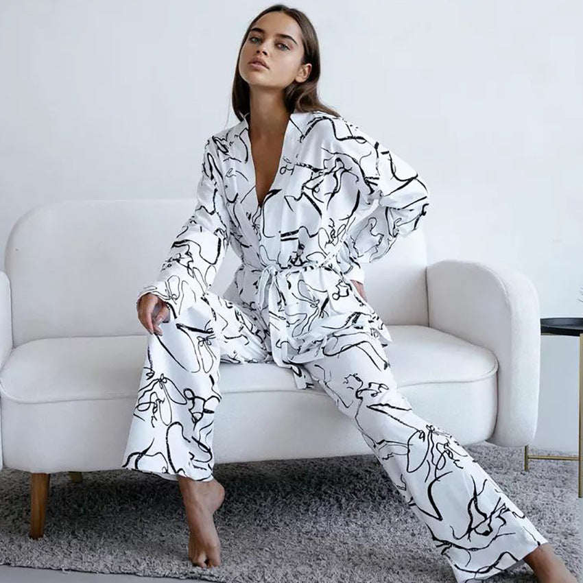 Floral Print Pajamas Lingerie