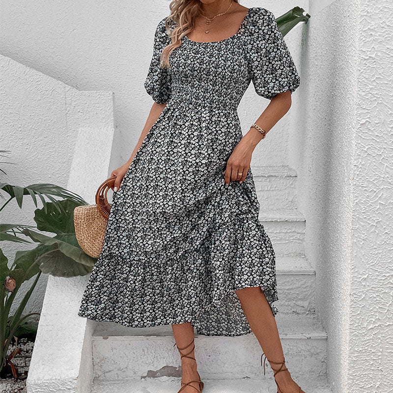 Women's Floral Vintage Elegant Dress