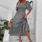 Women's Floral Vintage Elegant Dress