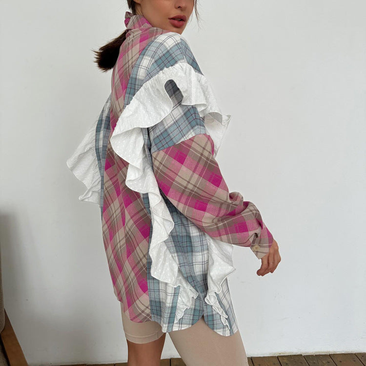 Striped Patchwork Shirt