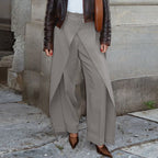 Irregular Wide-Leg Pants