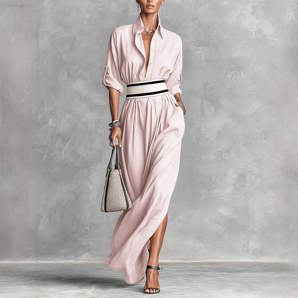 Women's Maxi Long Sleeve Dress