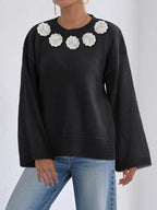 Black Top 5 Hand Crocheted