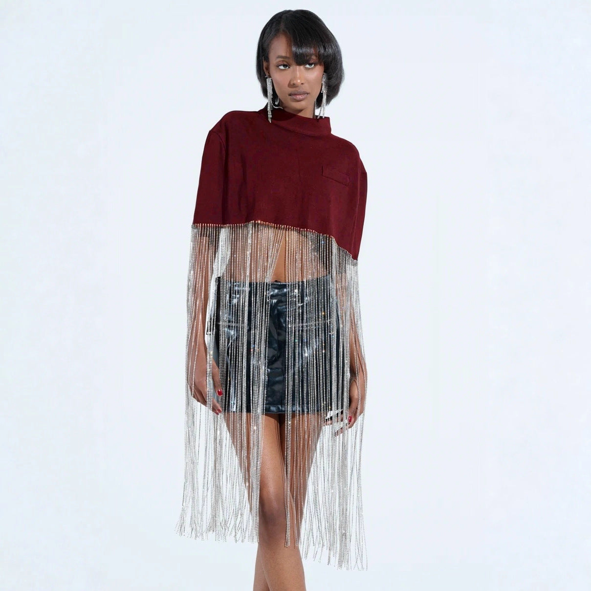 Zip Tassel Loose Party Jacket