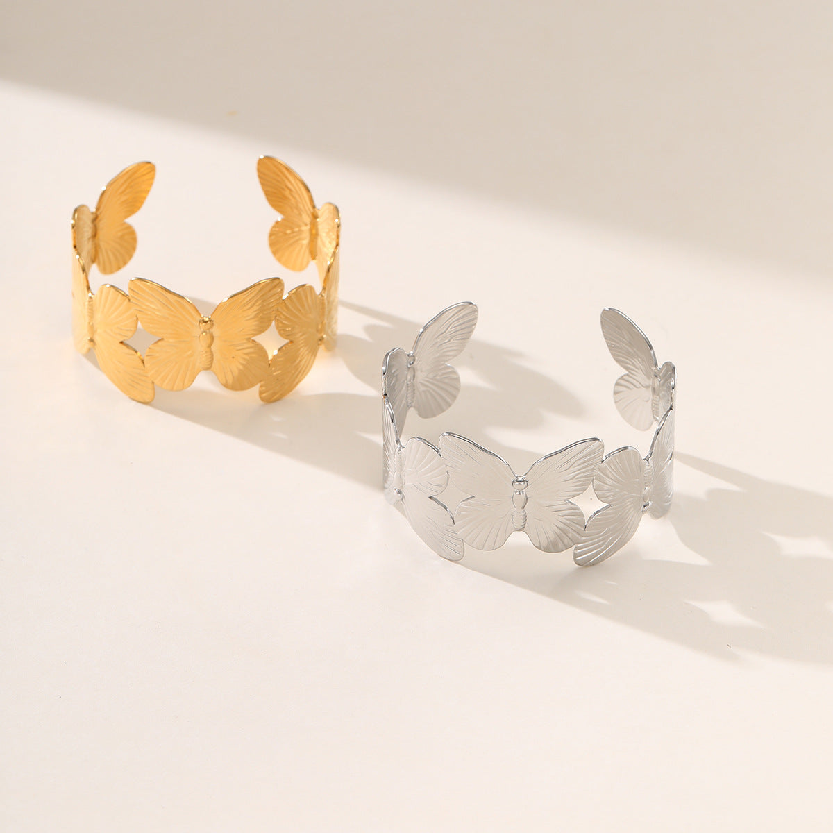Butterfly Titanium Steel Bracelet