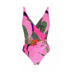 Purple Bottom One-Piece Swimsuit