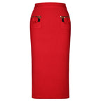Red overskirt