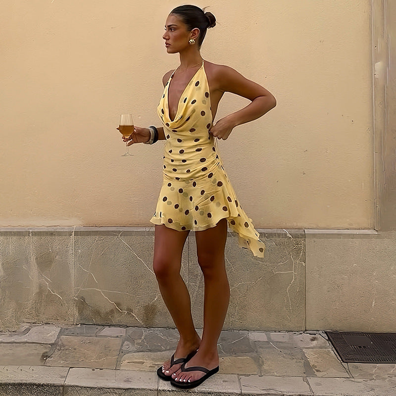 Women's Halter Sleeveless Dress
