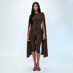Women's Ribbon-Detail Sleeveless Top & Cropped Pants Set