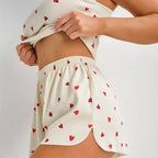 Knitted Heart Pajamas Lingerie