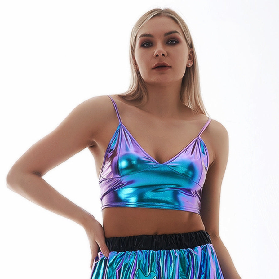 's Special For Activities Up Sling Bra Solid Color Tube-Top