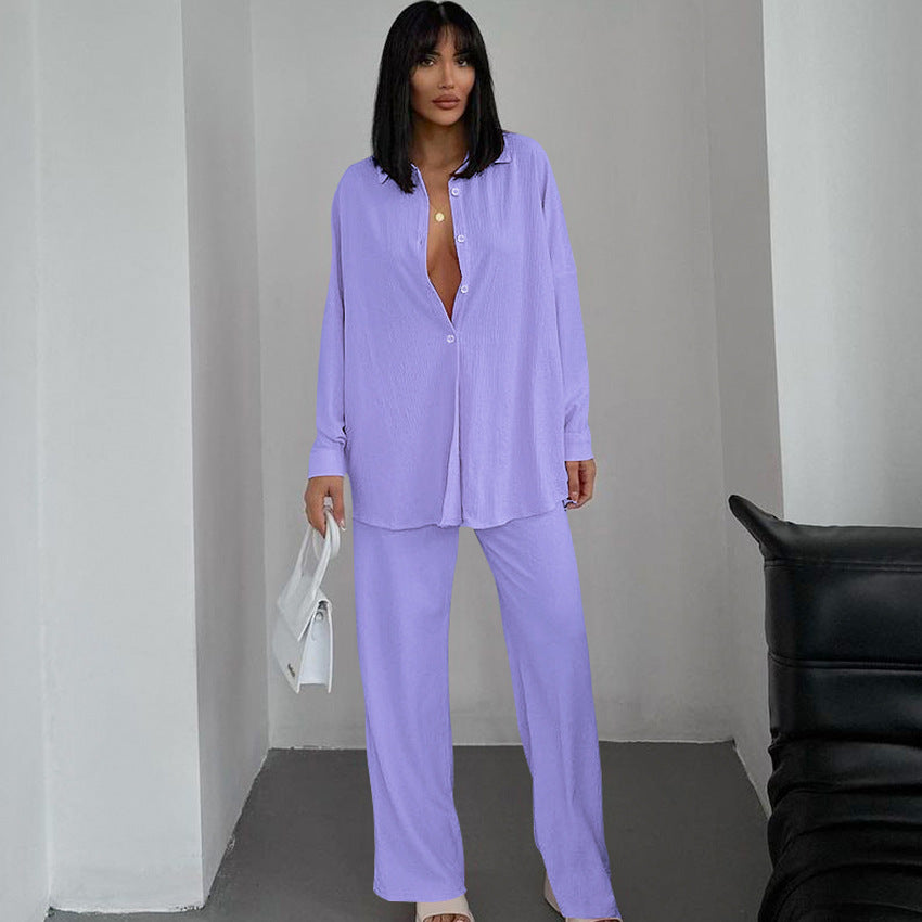 Knitted Casual Pajamas Lingerie