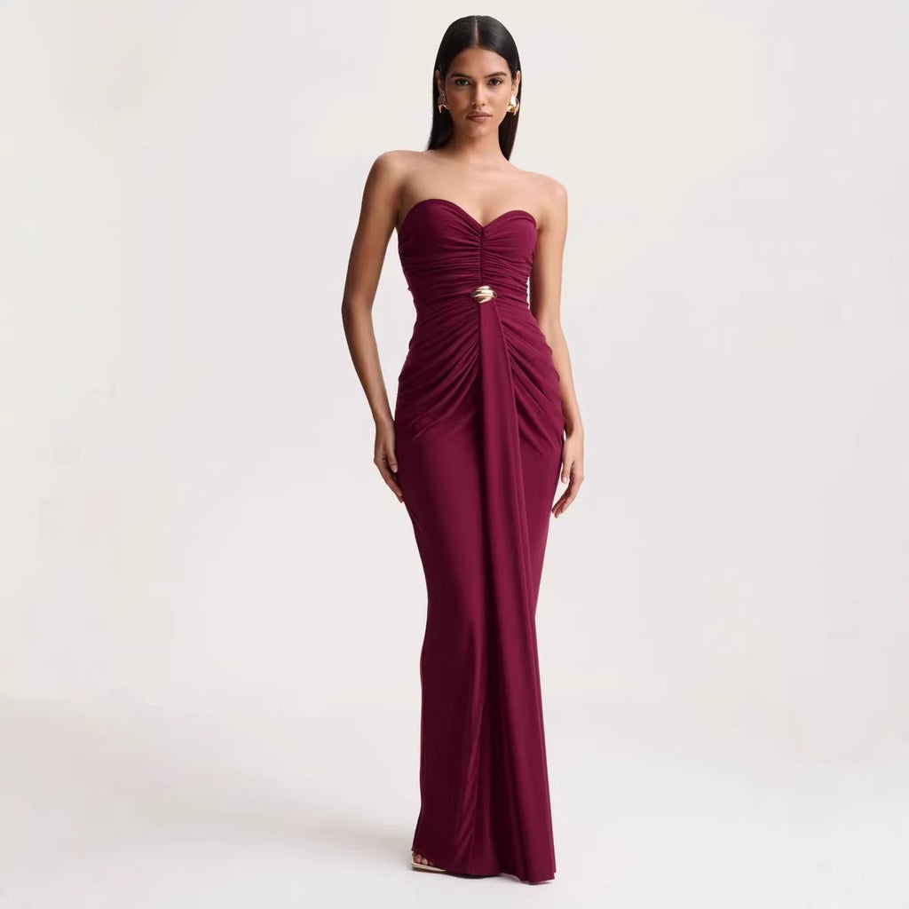 Women's Backless Maxi Dress