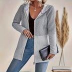 Plus Size Women Clothing Fall Winter Patchwork Casual Loose Jacket
