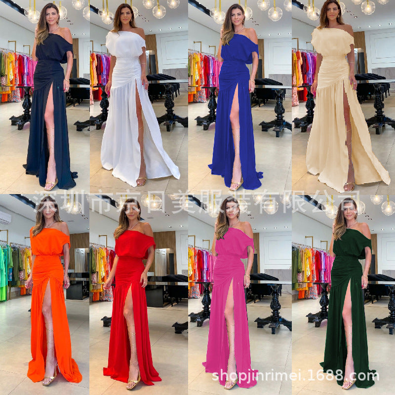 Women's Solid Color Dress