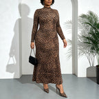 Women's Leopard Fishtail Dress