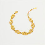 Frosted Hollow-Out Bracelet
