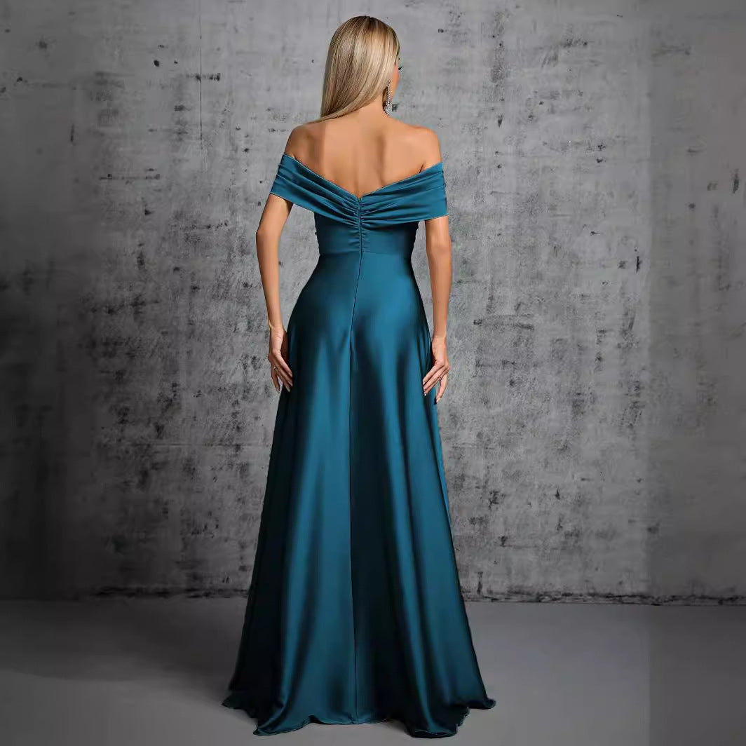 Women's Off-Shoulder Cocktail Evening Dress