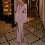 Satin High Grade Half Length Skirt Set