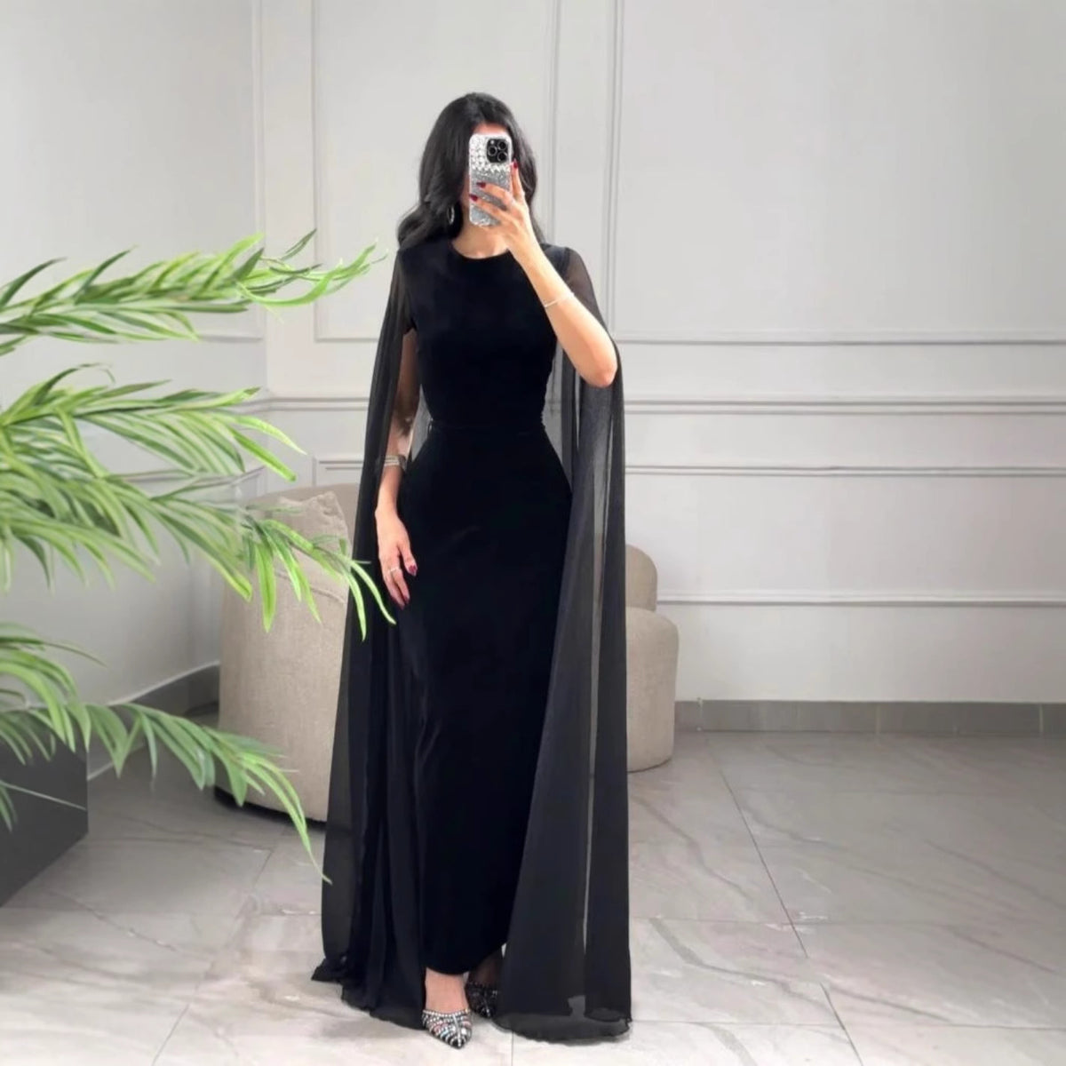Women's Velvet Sheath Dress